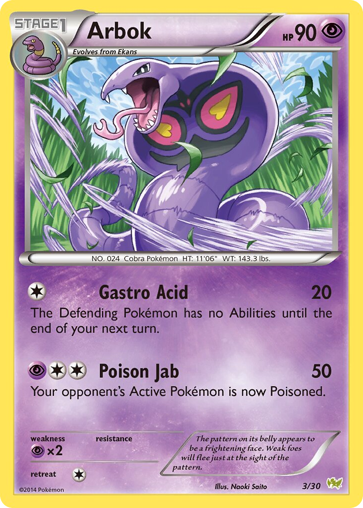 Arbok – XY Trainer Kit Noivern
