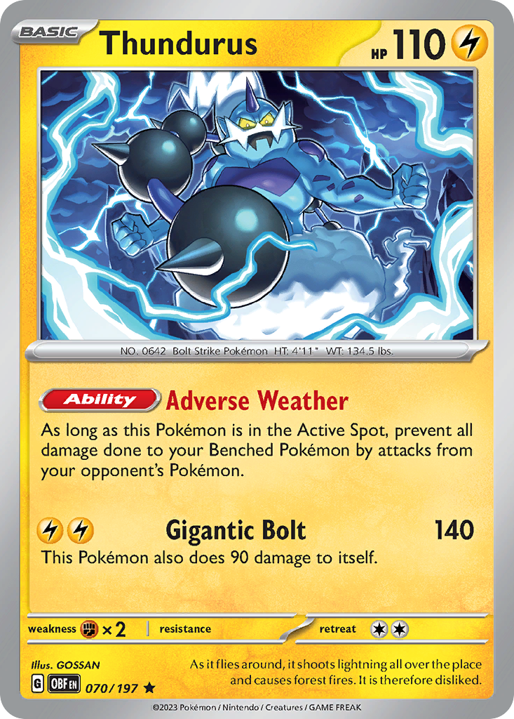 Thundurus – Obsidian Flames