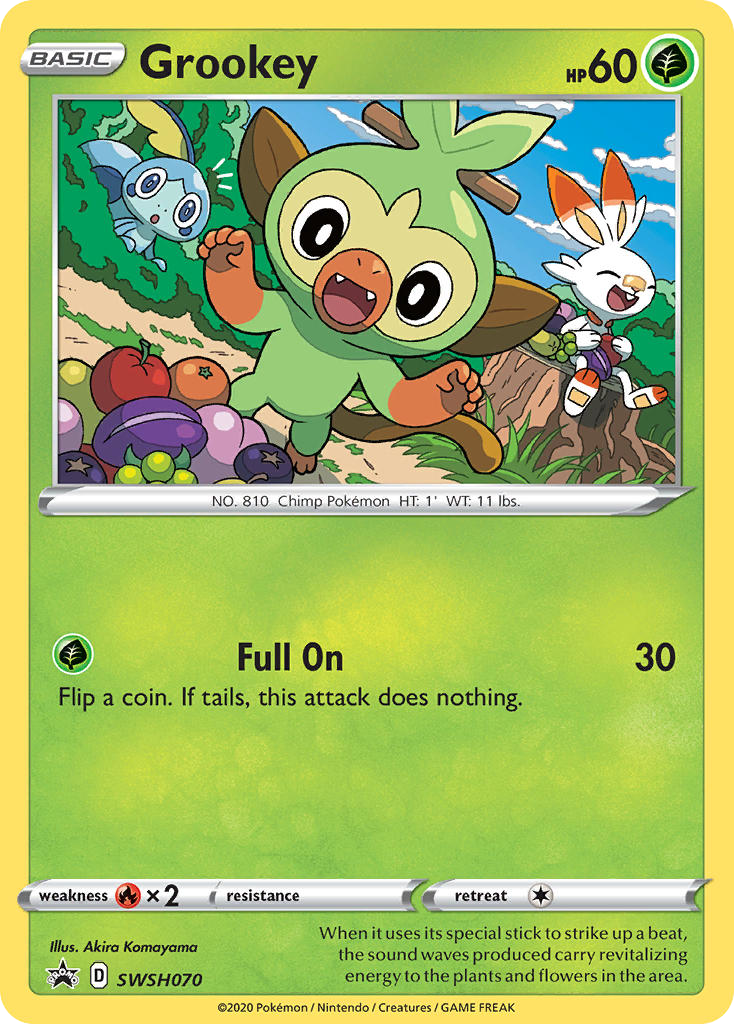 Grookey – SWSH Black Star Promos