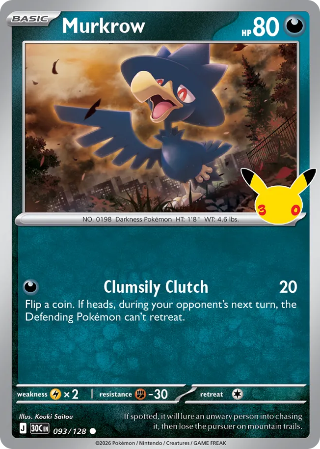 Murkrow – 30th Celebration