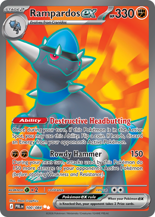 Rampardos ex – Pitch Black