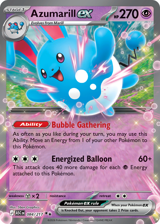 Azumarill ex – Ascended Heroes