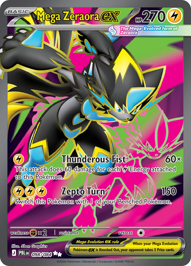 Mega Zeraora ex – Pitch Black