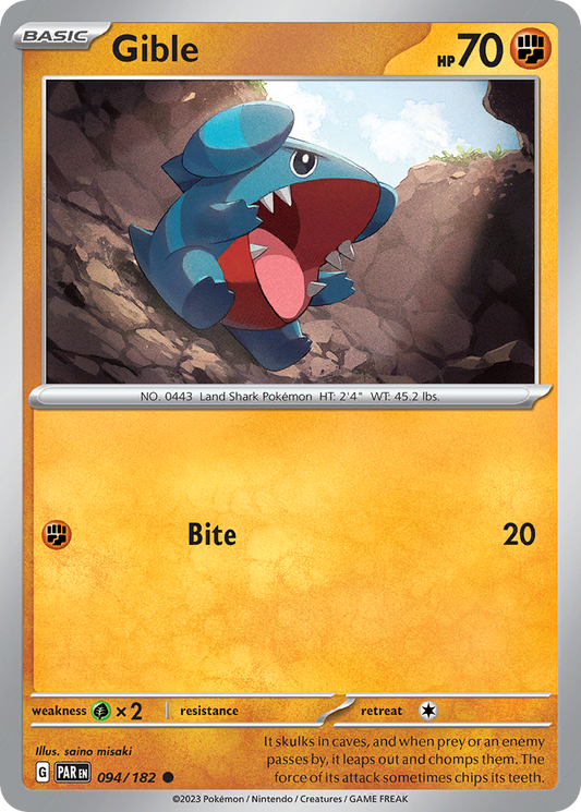 Gible – Paradox Rift