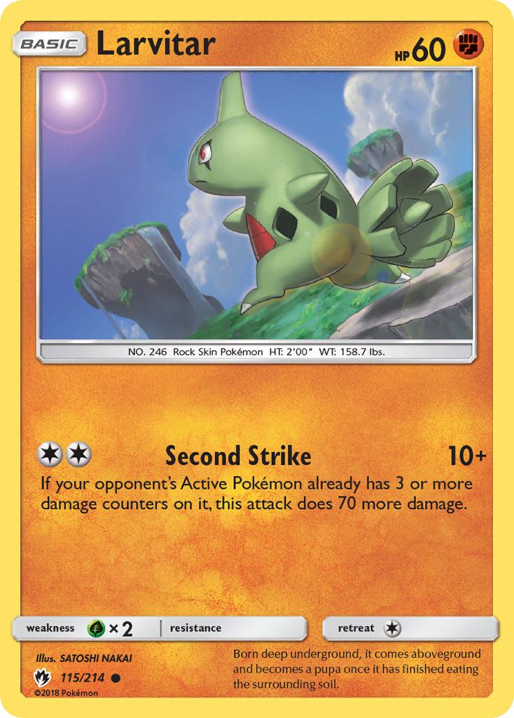 Larvitar – Lost Thunder