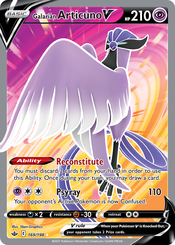Galarian Articuno V – Chilling Reign