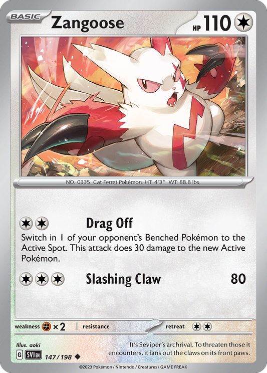 Zangoose – Scarlet & Violet