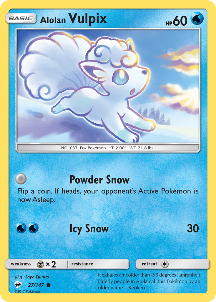 Alolan Vulpix – Burning Shadows