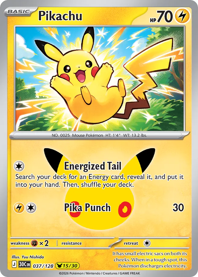 Pikachu – 30th Celebration