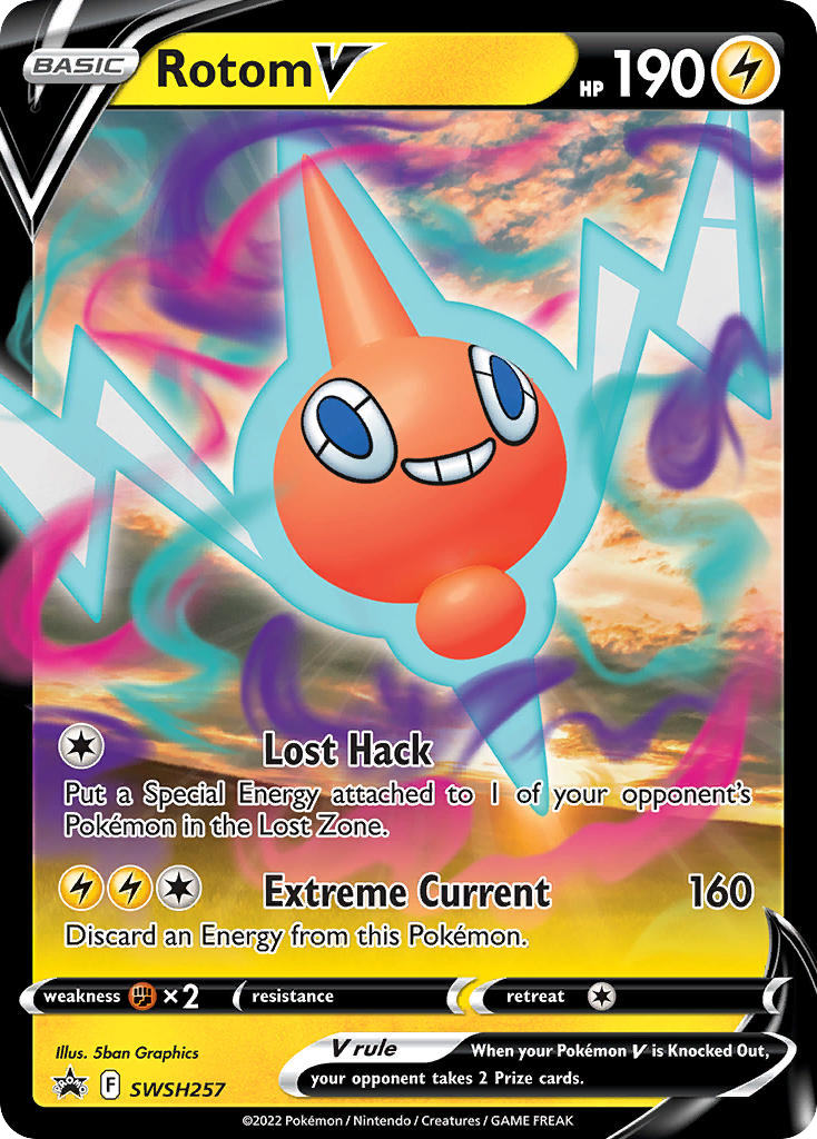 Rotom V – SWSH Black Star Promos