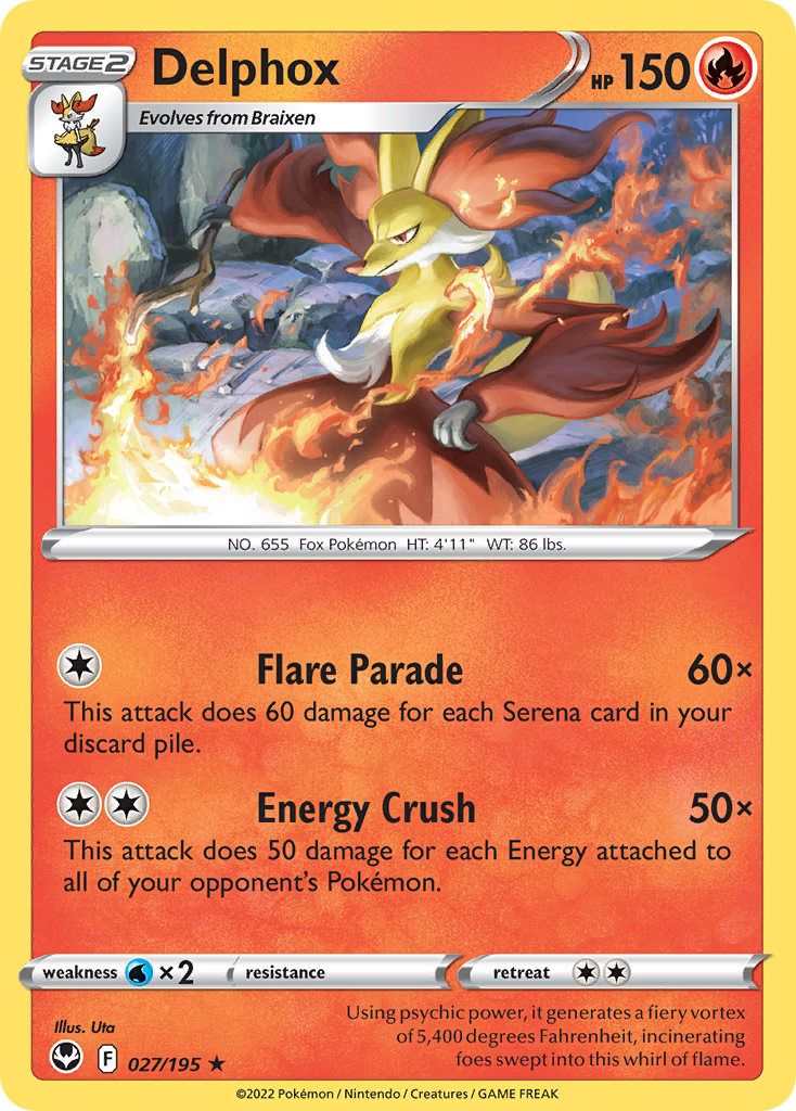 Delphox – Silver Tempest