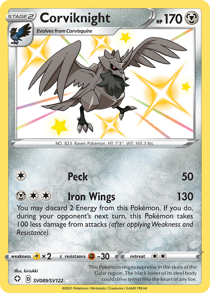 Corviknight – Shining Fates Shiny Vault