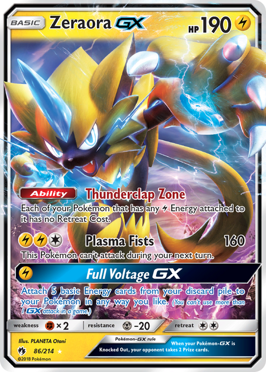 Zeraora-GX – Lost Thunder