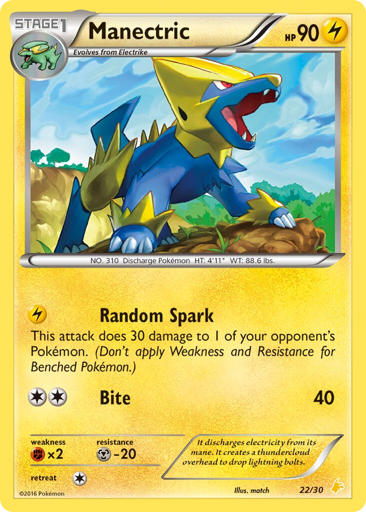 Manectric – XY Trainer Kit Pikachu Libre