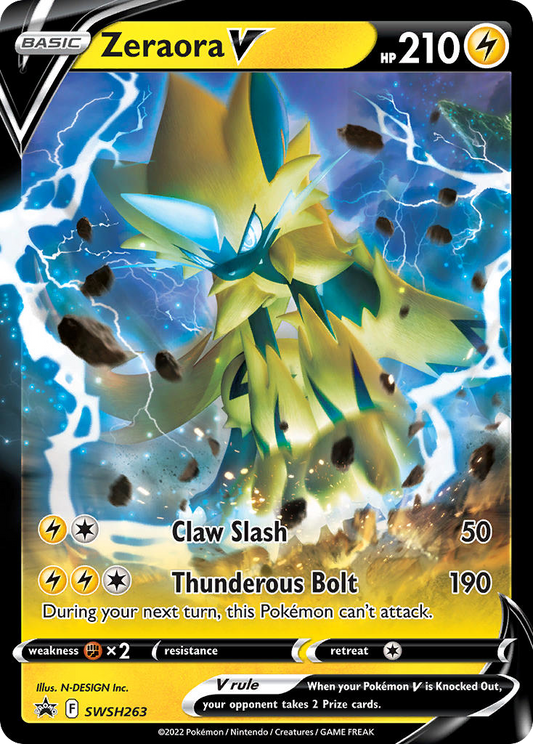Zeraora V – SWSH Black Star Promos