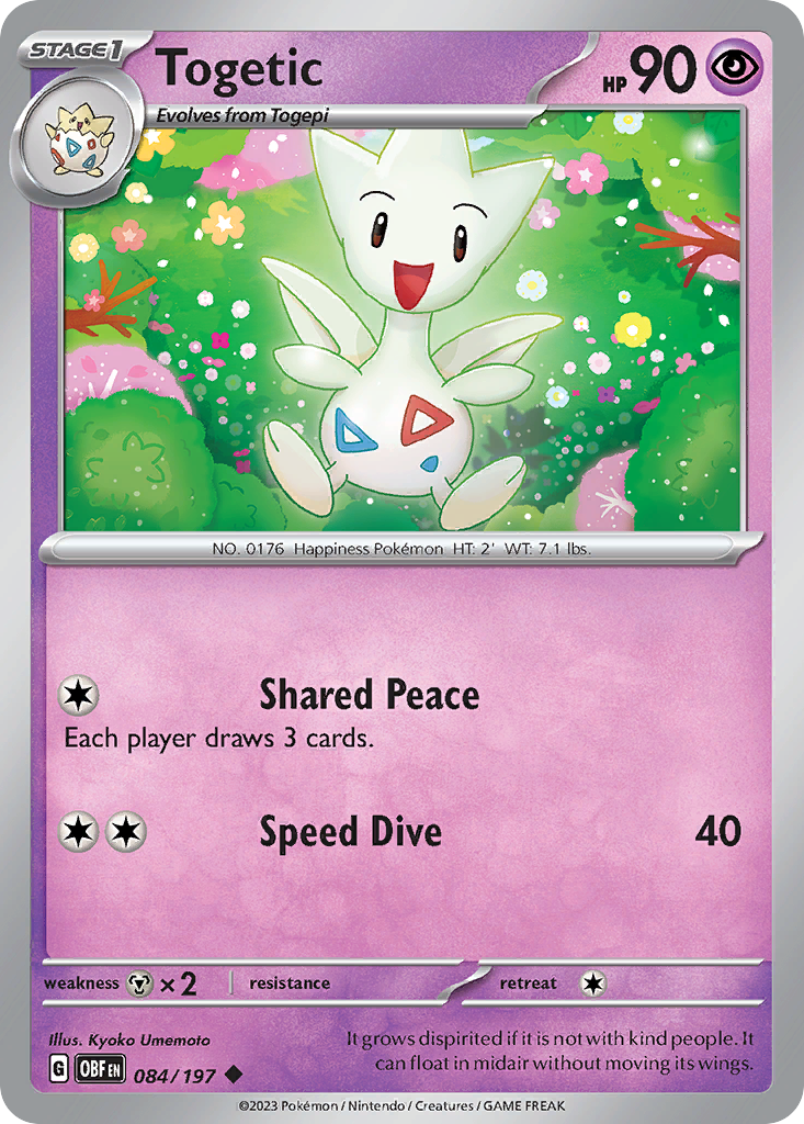 Togetic – Obsidian Flames