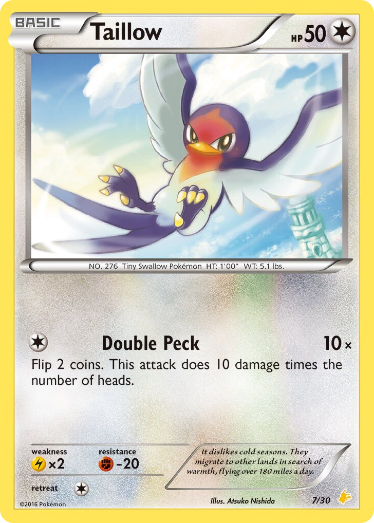 Taillow – XY Trainer Kit Pikachu Libre