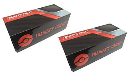 Set of 2 Empty Storage Boxes - Pokemon Trainer's Toolkit - Holds 600 Cards Each