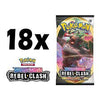 Pokemon Sword and Shield: Rebel Clash 18x Booster Packs (Half of Booster Box) (Sold and Shipped by Dan123yal Toys+)