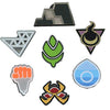 Pokemon Champions Path Gym 7 Badge Collector Pin Set