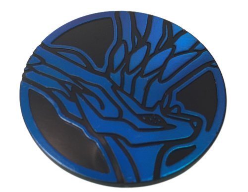 Pokemon Xerneas Coin from The Trading Card Game (Rare, Blue, Large Size)