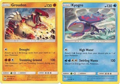 Pokemon!! Groudon and Kyogre! Legendary 100 Card Lot with RARES Guaranteed!!