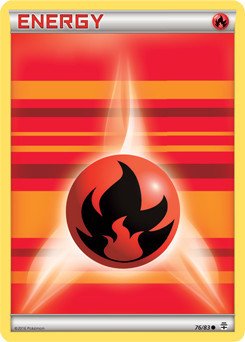 Pokemon - Fire Energy (76/83) - Generations