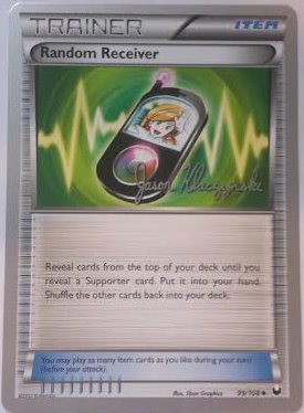Pokemon - Random Receiver (99/108) - BW - Dark Explorers - World Championship
