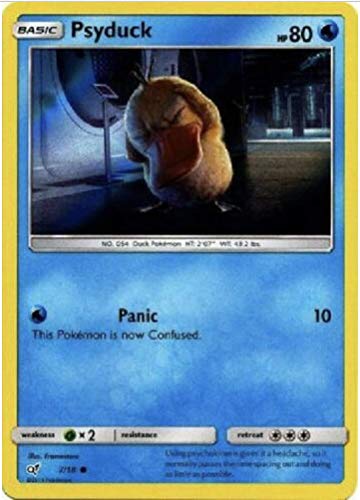 Psyduck - 7/18 - Detective Pikachu - Holo FOIL - NM/M - 100% Guaranteed Authentic