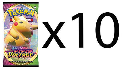 RESTOCK IN JANUARY Pokemon Vivid Voltage 10 Booster Packs Sold and Shipped by DAN123YAL TOYS+