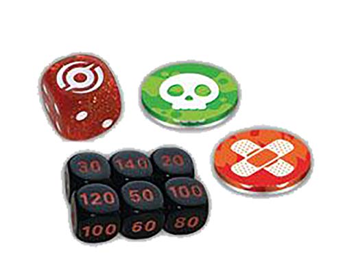 Champion's Path Exclusive Dice & Damage Counter Set - Includes Burn & Poison Markers