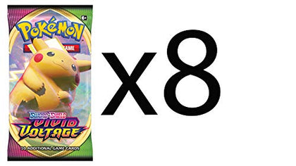 RESTOCK IN JANUARY Pokemon TCG Vivid Voltage 8 Single Booster Packs Sold and Shipped by DAN123YAL TOYS+