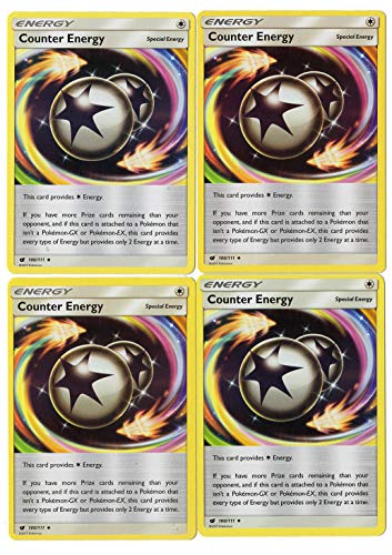 Special Energy - Counter Energy 100/111 - Sun Moon Crimson Invasion - Trainer Card Set - x4 Card Lot (Playset)