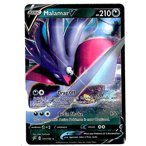 Malamar V 121/192 - Ultra Rare - Pokemon Sword and Shield Rebel Clash