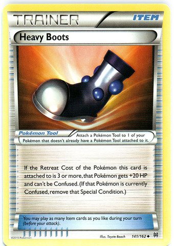 Pokemon - Heavy Boots (141/162) - XY Breakthrough