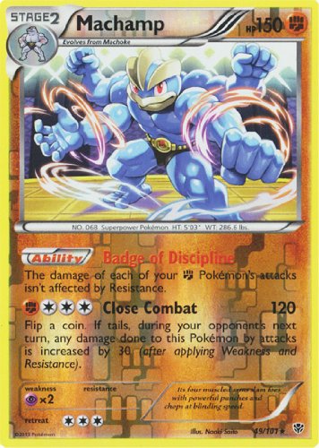 Pokemon - Machamp (49) - Plasma Blast - Reverse Holo