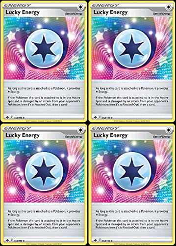 Chilling Reign - Lucky Energy - Special Energy Card Set - 158/198 Sword & Shield - x4 Energy Card Lot