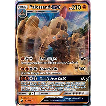 Palossand GX - 82/168 - Ultra rare - NM/M - Guaranteed authentic