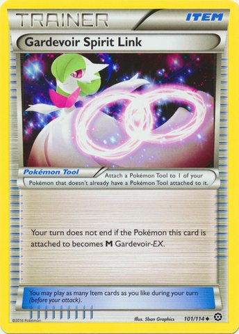 Pokemon - Gardevoir Spirit Link (101/114) - XY Steam Siege