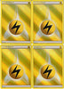 POKEMON - Energy LOT - x4 Holo FOIL Lightning Energy - Card Set Mint