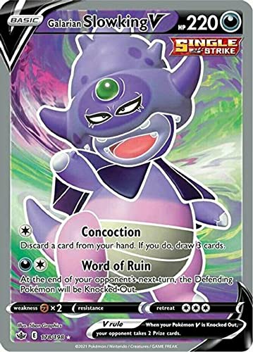 Galarian Slowking V - 178/198 - Full Art - Chilling Reign - NM/M