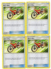 ACRO Bike 123/168 - Sun Moon Celestial Storm - Trainer Card Set - x4 Card Lot (Playset)