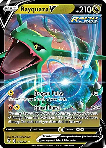 Rayquaza V - 110/203 - Ultra Rare - Evolving Skies - NM/M