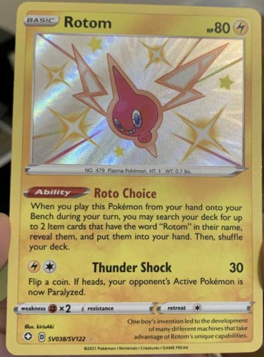 Rotom - SV038/SV122 - Shiny Holo Rare - NM/M