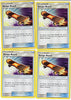 Escape Board 122/156 - Sun Moon Ultra Prism - Trainer Card Set - x4 Tool Card Lot (Playset)