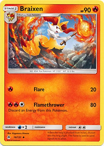 Braixen - 16/131 - Uncommon - Forbidden Light