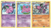 Pokemon Nidoking, Nidorino and Nidoran Male - Rare Card Evolution Set (Plasma Freeze #43, #44 and #58)