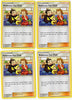 Pokemon Fan Club 133/156 - Sun Moon Ultra Prism - Trainer Card Set - x4 Supporter Card Lot (Playset)