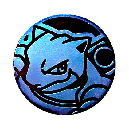 Official POKEMON Coin - Blastoise - Holo FOIL Shiny - Trading Card Game Flipping Coin