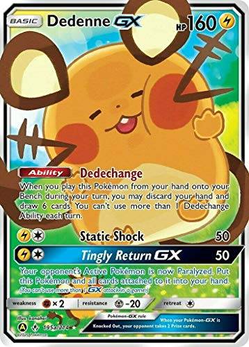 Pokemon Dedenne GX Promo Alternate Art (from Trainer Toolkit) Sold and Shipped by Dan123yal Toys+